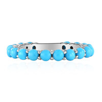 Zilveren ring met Sleeping Beauty Turkooisen