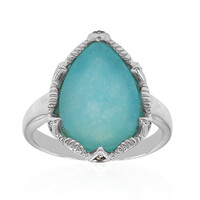 Zilveren ring met een amazoniet (Annette classic)