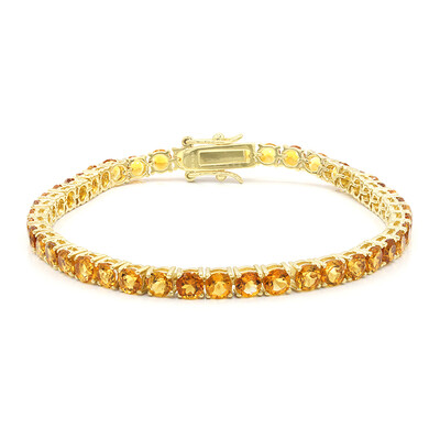 Zilveren armband met Madeira citrienstenen