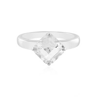 Zilveren ring met een petaliet