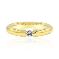 Gouden ring met een IF Diamant (D)
