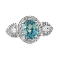 Zilveren ring met een Ratanakiri zirkoon