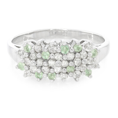 Zilveren ring met Paraiba toermalijnen