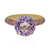 Zilveren ring met een lavendel amethist