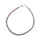 Zilveren armband met paarse diamanten (CUSTODANA)