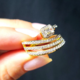 Zilveren ring met een zirkoon