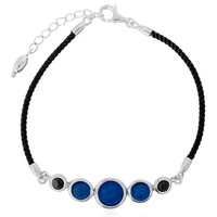 Zilveren armband met een Blauwe Colombiaanse Barnsteen