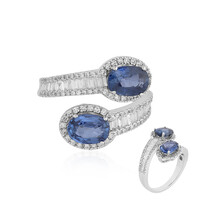 Gouden ring met Ceylon saffieren