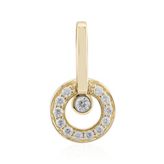 Gouden hanger met een Diamant SI1 (G)