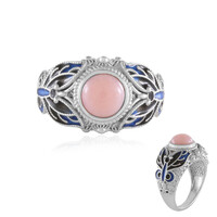 Zilveren ring met een roze opaal (Adela Silber)