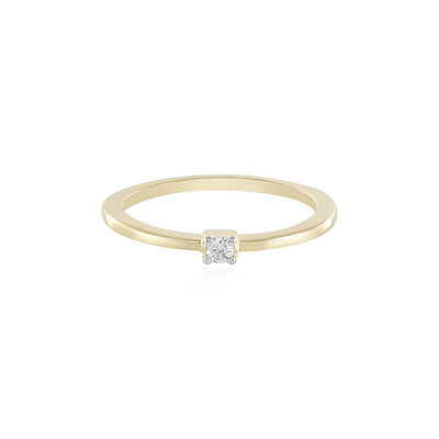 Gouden ring met een SI1 (I) Diamant