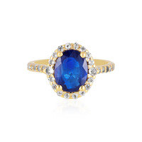Zilveren ring met een Koningsblauwe Spinel