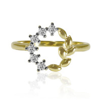 Gouden ring met Diamanten SI1 (G)