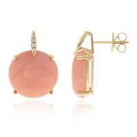 Gouden oorbellen met roze opalen (CIRARI)