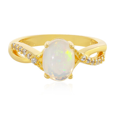 Zilveren ring met een Welo-opaal
