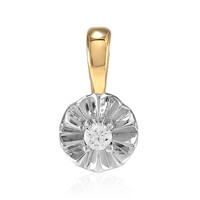 Zilveren hanger met een Diamant SI2 (G)