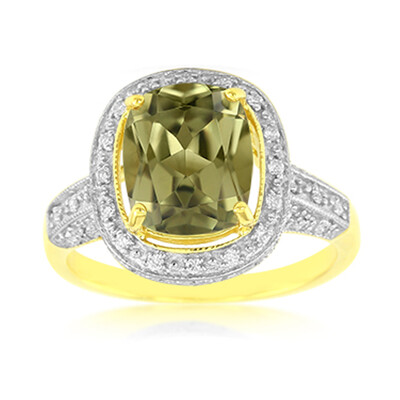 Zilveren ring met een zultaniet