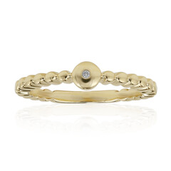 Gouden ring met een Diamant SI1 (G)
