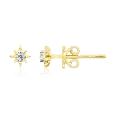 Gouden oorbellen met Diamanten SI2 (G) (Annette)