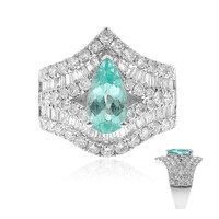 Gouden ring met een Paraiba toermalijn (CIRARI)