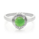 Zilveren herenring met een keizerlijk chrysopraas