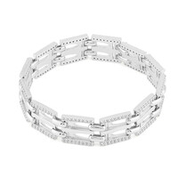 Zilveren armband met zirkonen (Remy Rotenier)