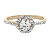 Gouden ring met een SI diamant