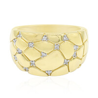 Zilveren ring met I1 (G) Diamanten
