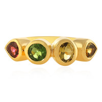 Zilveren ring met een toermalijn