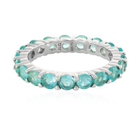 Zilveren ring met Blauwe apatieten