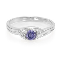 Zilveren ring met een Ceylon ioliet