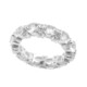 Zilveren ring met danburietkristallen