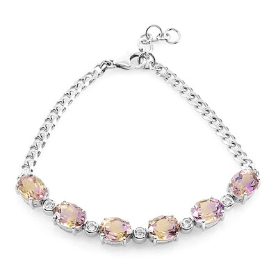 Zilveren armband met ametrienen