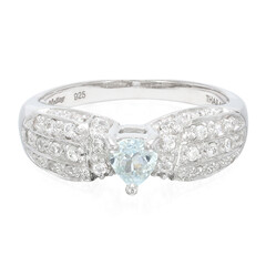 Zilveren ring met een Paraiba toermalijn