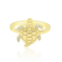 Zilveren ring met zirkonen