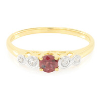 Zilveren ring met een Malawi robijn