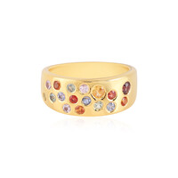 Zilveren ring met saffieren
