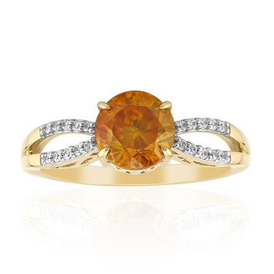 Gouden ring met een sfaleriet