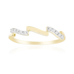 Gouden ring met Diamanten SI1 (G)