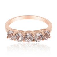 Gouden ring met AAA Morganieten