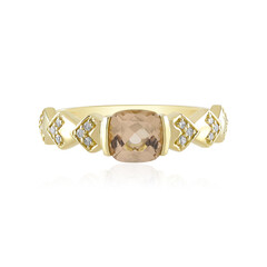 Gouden ring met een AAA Madagaskar morganiet (de Melo)