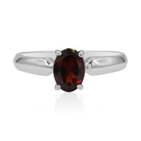 Zilveren ring met een Mozambique granaat