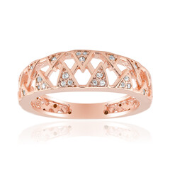 Zilveren ring met zirkonen (SAELOCANA)