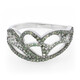 Zilveren ring met Fancy diamanten