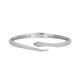 Zilveren armband met witte topaasstenen (Adela Silber)