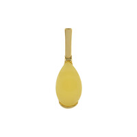 Zilveren hanger met een Baltische barnsteen