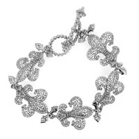 Zilveren armband met zirkonen (Dallas Prince Designs)