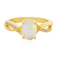Zilveren ring met een Welo-opaal