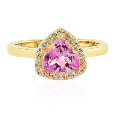 Zilveren ring met een Verjaardag Topaas