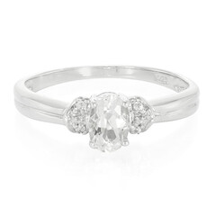 Zilveren ring met een Himalaya beril